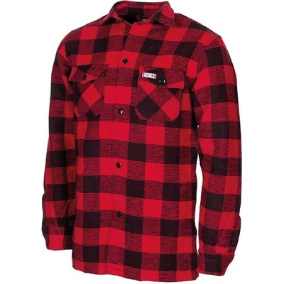 Fox outdoor flanelová košeľa lumberjack červeno-čierna