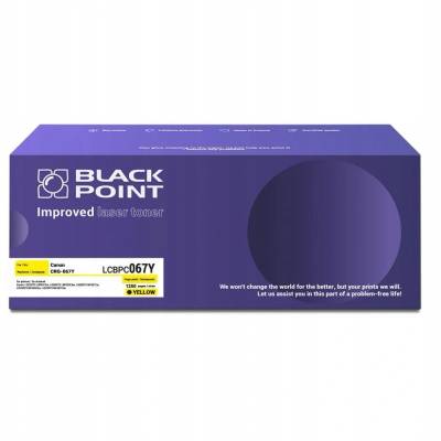 Compatible CRG-067Y жълта тонер касета за принтери Canon (BLC067BYBW)