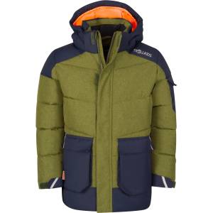 TROLLKIDS Детско зимно яке Trollkids Kid's Norefjell Jacket XT Winter jacket - Deep Forest / Navy - размер 92 (EU) (703-7239-0211)