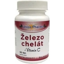 Unios Pharma Železo chelát + vitamín C 90 tablet