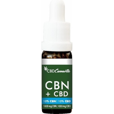 Cannavita CBN 10% + CBD olej 10% Full Spectrum 10 ml