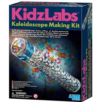 4M Творчески комплект 4M KidzLabs - Направи си сам, Калейдоскоп (4M-03226)