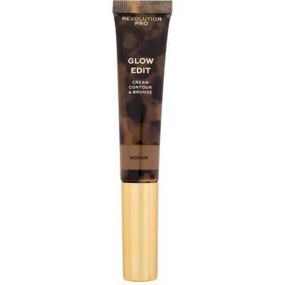 Revolution Pro Glow Edit Cream Contour & Bronze konturovací a bronzující krém Medium 15 ml