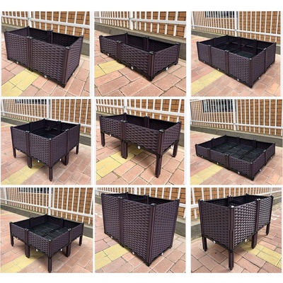 Garden King Modulární vyvýšený záhon MULTIFLEX 37 VZM96 240 x 40 x 37 cm