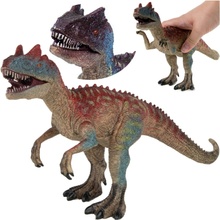 Boley dinosaura Allosaura s pohyblivou tlamou a labami