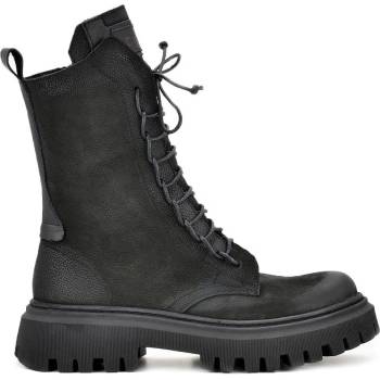 Tinti Shoes Дамски боти Olia black nabuk