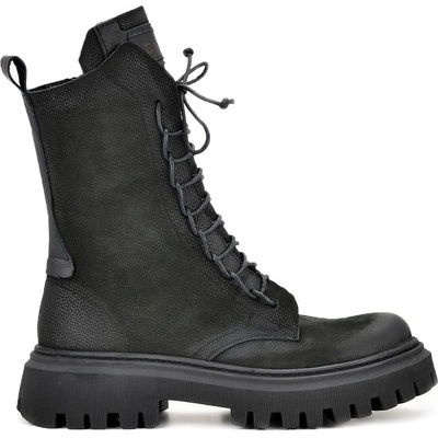 Tinti Shoes Дамски боти Olia black nabuk