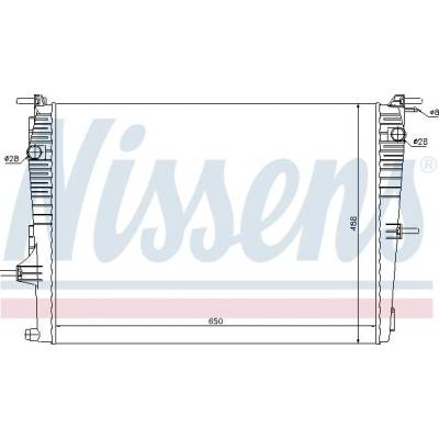 Chladič motoru NISSENS 637606