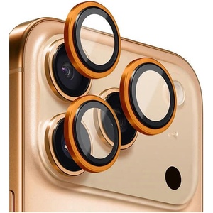 Blueo Протектор за Камерата на iPhone 17 Pro Max, Blueo Cam Lens Glass, Оранжев (6934663762910)