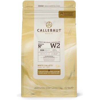 Callebaut W2 28% Biela čokoláda kôstky 1 kg