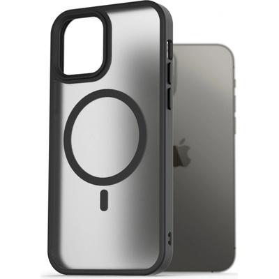 Pouzdro AlzaGuard Matte Case Compatible with MagSafe iPhone 12 / 12 Pro černé – Zboží Živě