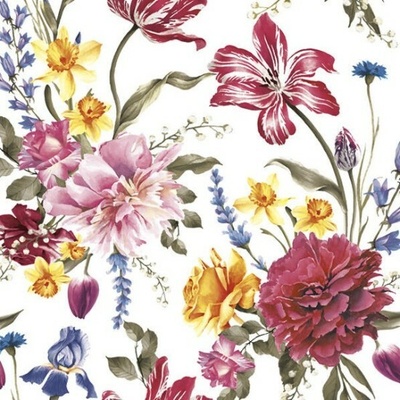 Pol-Mak Collection Ubrousek 33x33cm Pestré květiny – Zboží Dáma