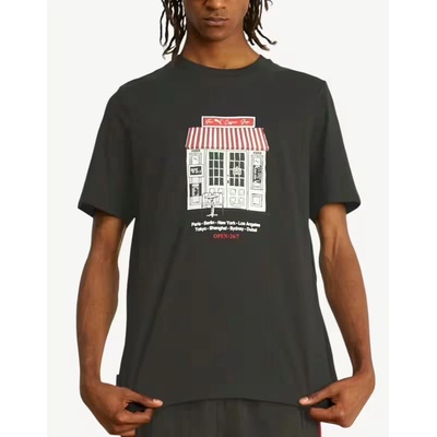 PUMA Graphics Cafe Mens Tee Black