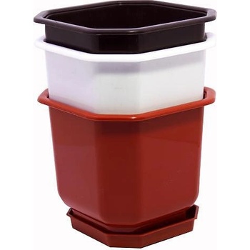 Image 1 of Саксия дрина с подложка 16 х 16 см