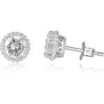 Silenti Jewelry Сребърни обеци "Привилегия" - Средни - 0.7см
