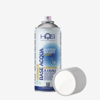 HQS farba v spreji na vodnej báze 400 ml RAL 9016 biela lesklá