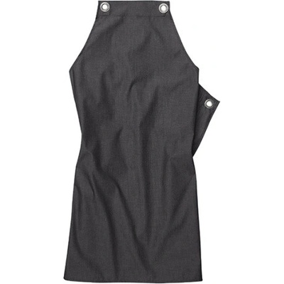 Workwear PotenzaxMelange Dlouhá zástěra s laclem 00141-14 Dark Grey