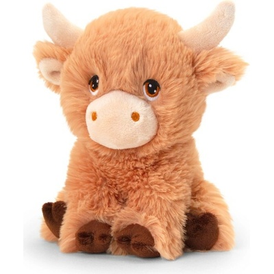 KEEL TOYS Keeleco Chlupatá kravička mix 25 cm