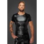 Noir Handmade H070 Wetlook T-Shirt with Snake Wetlook Sleeves S