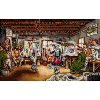 Milena Style Ръченица - гоблен със схема конци Ariadna 1: 1