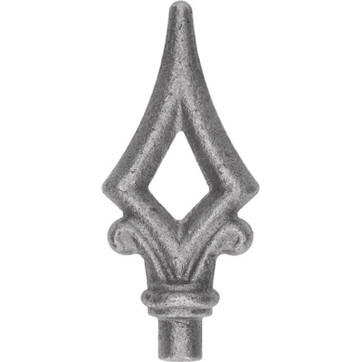 Špic, 122x53mm, na kulatinu ø 15mm