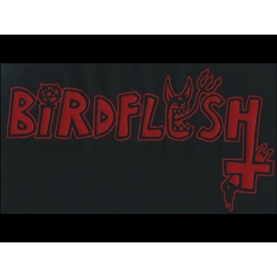 Zádovka BIRDFLESH nápis