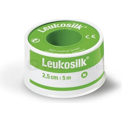 Leukosilk Náplasť na cievke 2,5 cm x 5m
