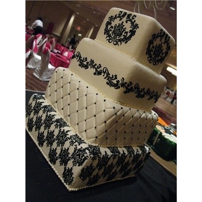 Stencil - Filigree Damask 3