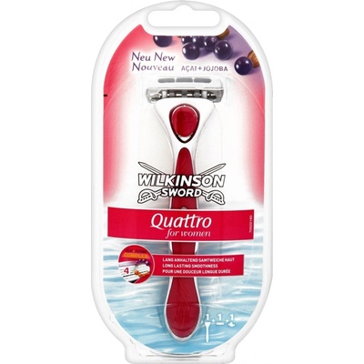 Wilkinson Sword Quattro for Women + 1 ks hlavice