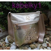 Laura Biaggi kabelka zlatá zlatavá crossbody