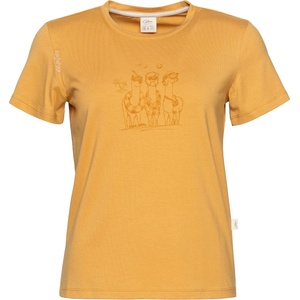 Chillaz Дамска тениска Chillaz Women's Iseo Alpaca Gang T-shirt - Ochre - размер 38 (EU) (916-6246-0214)
