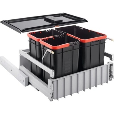 Vestavný odpadkový koš Franke Sorter 300-60, 2x 10 l + 1x 22 l
