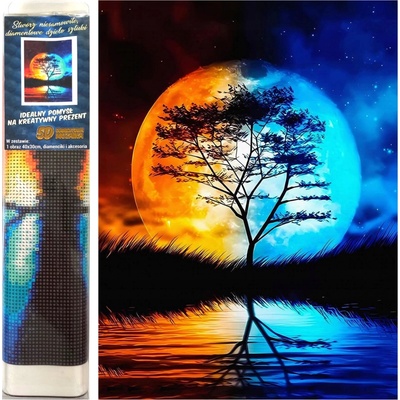 Norimpex Diamantové malování Noční spojení 30 x 40 cm – Zbozi.Blesk.cz