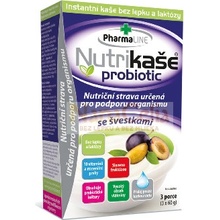 PharmaLINE Nutrikaša probiotic slivková 3 x 60 g
