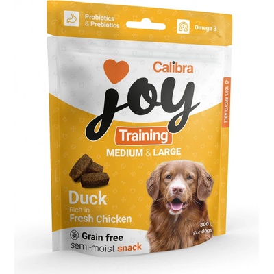 Calibra Joy TRAINING GF Semi moist Snack M&L Duck Rich in Fresh Chicken 300 g