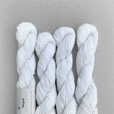 Pletací příze Pascuali Nepal 50g Nepal: Pure White 13