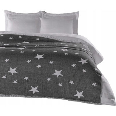 Denizli Concept Prikrývka STARS anthracit 190x220
