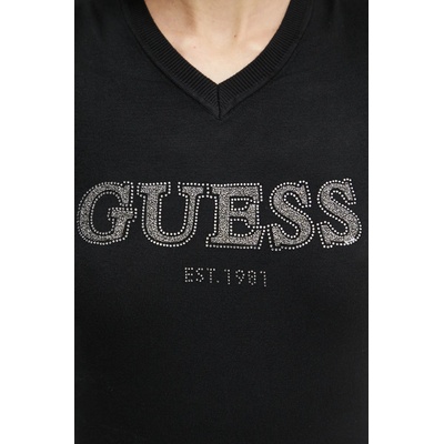 GUESS Пуловер Guess HOLLY дамски в черно от лека материя W5RR38 Z2NQ2 (W5RR38.Z2NQ2)