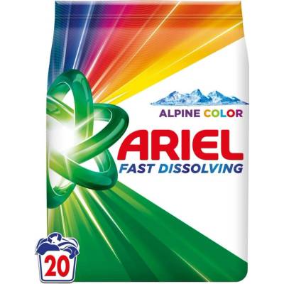 Ariel Fast Dissolving Color prací prášek na barevné prádlo 20 PD 1,1 kg