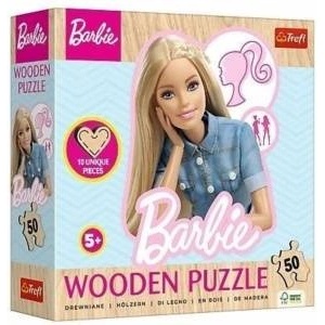 Trefl Wooden Puzzle 50 Favorite Fashionable Barbie TREFL
