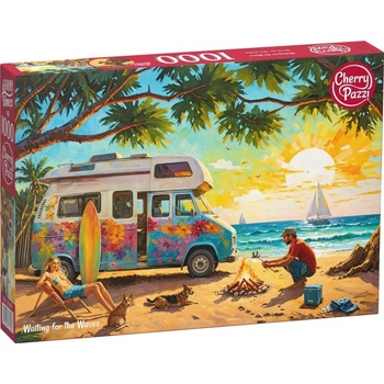 Cherry Pazzi Пъзел Cherry Pazzi от 1000 части - В очакване на вълните (31346)