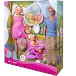 Simba Toys Щастливото семейство на Стефи - Kevin, Evi и бебе