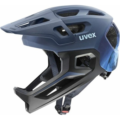 UVEX REACT JR FULLFACE DUSK BLUE MATT 2026 – Zboží Mobilmania