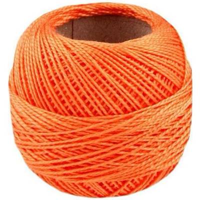 Vyšívací příze Perlovka Niťárna Varianta: 2192 Jaffa Orange, Balení: 10 ks