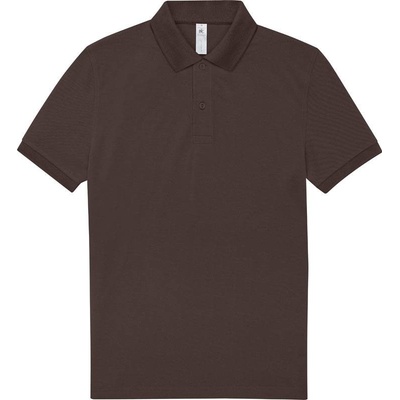 B&C My Polo 210 Piqué polo tričko hnedé roasted coffee