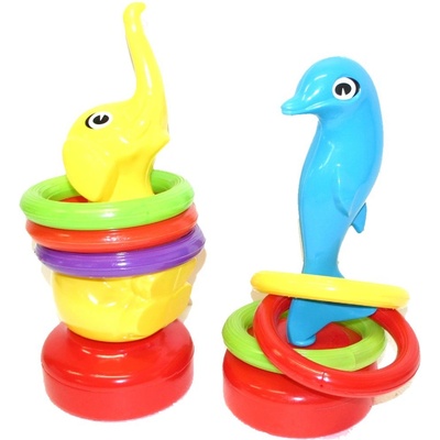 JAKU Házečka zvířátko s kroužky