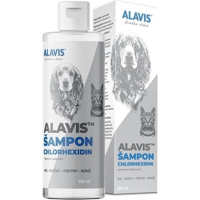ALAVIS Šampon chlorhexidin 250 ml – Zboží Dáma
