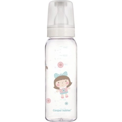 Canpol babies Стъклено шише Canpol - 240 ml, бяло (42/201)