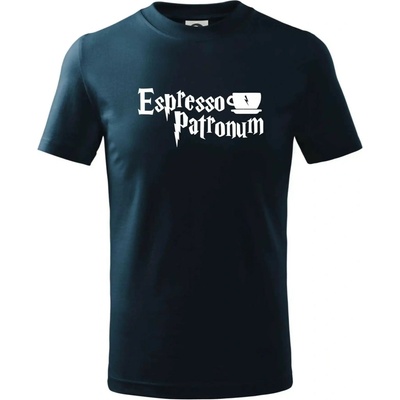 Harry Espresso Patronum tričko detské tmavomodrá
