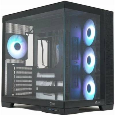 Zenpc Cube Black 4x Fander P12 PWM PST ARGB